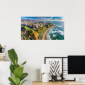 Benutzerdefinierte Textbegrenzung, Peru Poster (Heimbüro)