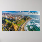 Benutzerdefinierte Textbegrenzung, Peru Poster (Vorne)