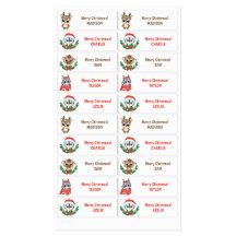 Benutzerdefinierte Texte Niedliche Weihnachtstierk