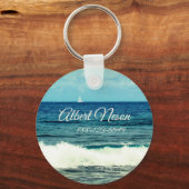 Benutzerdefinierte Texte | Segelboot Schlüsselanhänger (Vorderseite)