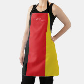 Benutzerdefinierte Textfarben der deutschen Flagge Schürze (InSitu)