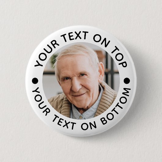 Benutzerdefinierte Textfarben für Minimalistisches Button (Vorderseite)