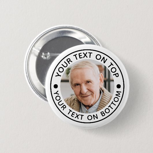 Benutzerdefinierte Textfarben für personalisiertes Button (Vorne & Hinten)