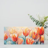 Benutzerdefinierte Textfarben-Tulissen (Stehend Vorderseite)