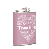 benutzerdefinierte Textflasche von Team Bridge Flachmann (Rechts)