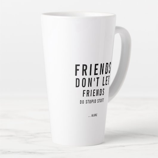 Benutzerdefinierte Textfreude Milchtasse (Rechte Ecke)