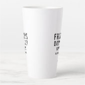 Benutzerdefinierte Textfreude Milchtasse (Vorderseite)
