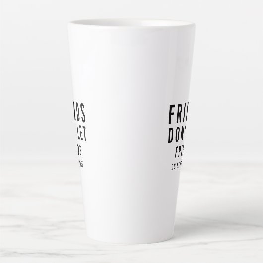 Benutzerdefinierte Textfreude Milchtasse (Vorderseite)