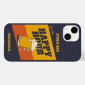 Benutzerdefinierte Textglückszeit Case-Mate iPhone Hülle (Rückseite (Horizontal))