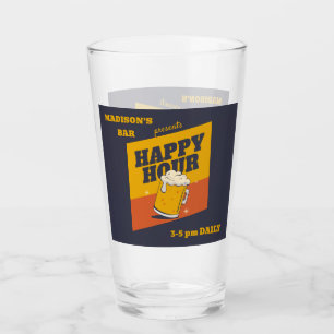 Benutzerdefinierte Textglückszeit Glas