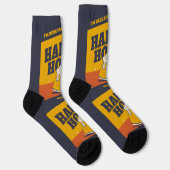 Benutzerdefinierte Textglückszeit Socken (Rechts)