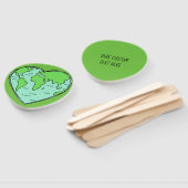 Benutzerdefinierte Texthandventilatoren der Earth- Fächer (Non-assembled)