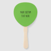 Benutzerdefinierte Texthandventilatoren der Earth- Fächer (Rückseite)