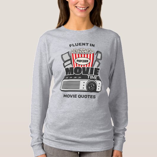 Benutzerdefinierte Textlaufzeit T-Shirt (Vorderseite)