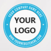 Benutzerdefinierte Textmarkierungen für Ihr Firmen Etiketten (Design 2)