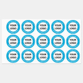 Benutzerdefinierte Textmarkierungen für Ihr Firmen Etiketten (Blatt)