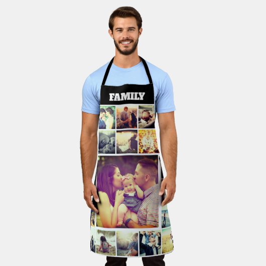 Benutzerdefinierte Textsammlung für Fotos - All-ov Schürze (Getragen)