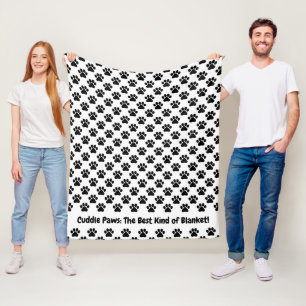 Benutzerdefinierte Textschnecken Fleecedecke