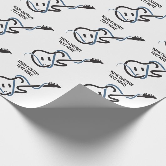 Benutzerdefinierte Textsymbole Geschenkpapier (Ecke)