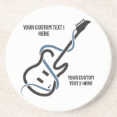 Benutzerdefinierte Textsymbole Getränkeuntersetzer (Vorne)