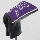 Benutzerdefinierte Textsymbole Golf Headcover (3/4 Vorderseite)