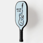 Benutzerdefinierte Textsymbole Pickleball Schläger (Links)