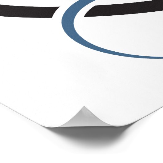 Benutzerdefinierte Textsymbole Poster (Ecke)