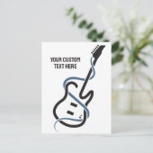 Benutzerdefinierte Textsymbole Postkarte (Stehend Vorderseite)