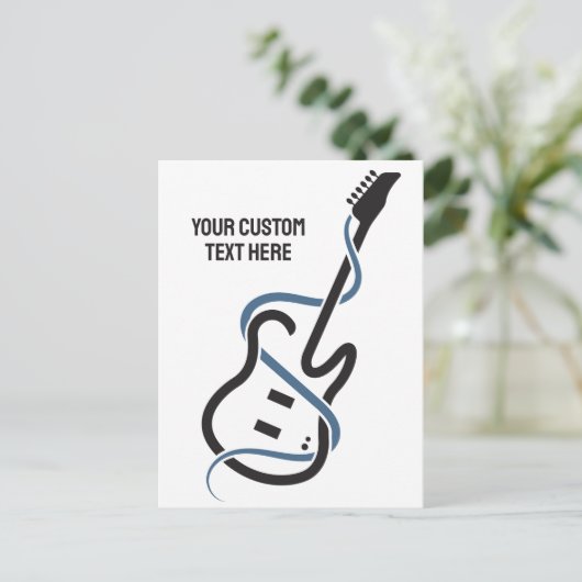 Benutzerdefinierte Textsymbole Postkarte (Stehend Vorderseite)