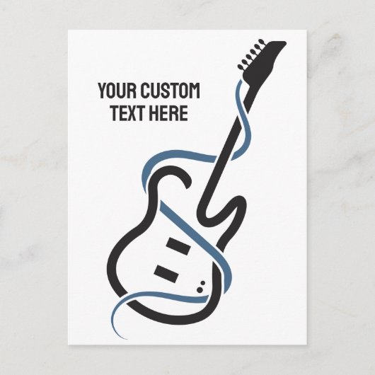 Benutzerdefinierte Textsymbole Postkarte (Vorderseite)