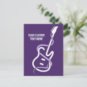 Benutzerdefinierte Textsymbole Postkarte (Stehend Vorderseite)