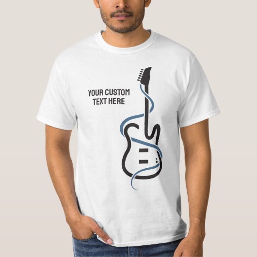 Benutzerdefinierte Textsymbole T-Shirt (Vorderseite)