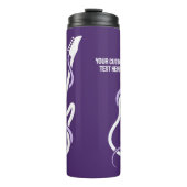 Benutzerdefinierte Textsymbole Thermosbecher (Vorderseite)