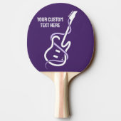 Benutzerdefinierte Textsymbole Tischtennis Schläger (Rückseite)