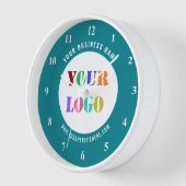 Benutzerdefinierte Textuhr für Ihr Firmenlogo Farb Uhr (Winkel)