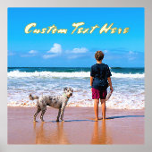 Benutzerdefinierte Textvorlage für das Foto druckt Foliendrucke (Vorderseite)