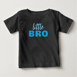 Benutzerdefinierte Textvorlage Schwarz & Blau Litt Baby T-shirt