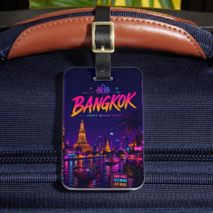 Benutzerdefinierte Thailand Bangkok Party Town Gepäckanhänger