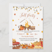 Benutzerdefinierte Thanksgiving-Dinnerparty Einladung (Vorderseite)