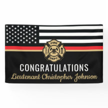 Benutzerdefinierte Thin Red Line Flag Firefighter-