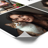 Benutzerdefinierte Tier-Collage In Loving Memory K Poster (Ecke)