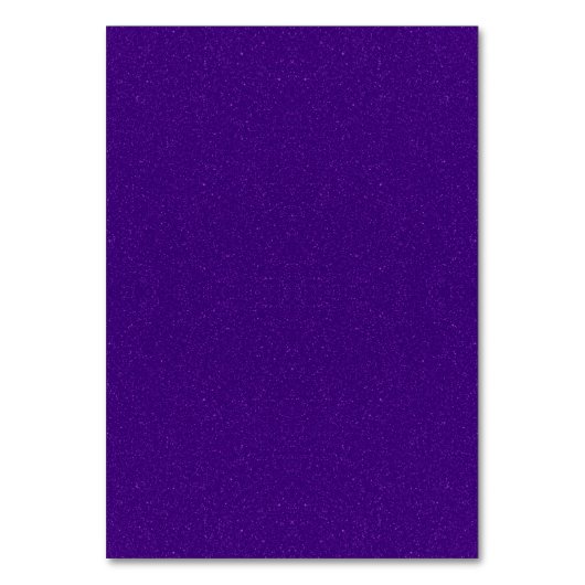 Benutzerdefinierte Tischnummer für Lila Glitzer (Vorderseite)