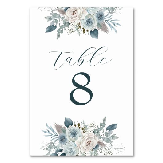 Benutzerdefinierte Tischnummern (Rückseite)