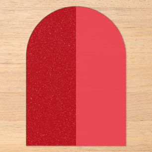 Benutzerdefinierte Tomatenrote Acryl-Einladung im  Acryleinladungen