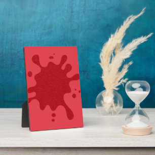 Benutzerdefinierte Tomatenrote Splash-Anzeigeplatt Fotoplatte