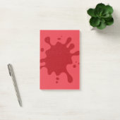 Benutzerdefinierte Tomatenrote Splash Post-it® Not Post-it Klebezettel (Büro)