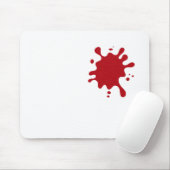 Benutzerdefinierte Tomatenrote Spritzmauspad Mousepad (Mit Mouse)