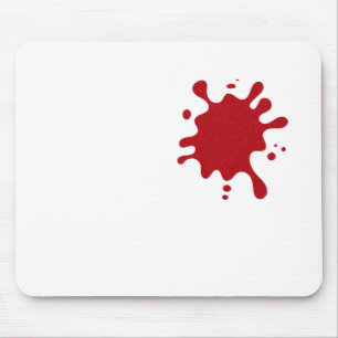 Benutzerdefinierte Tomatenrote Spritzmauspad Mousepad