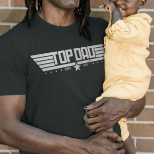 Benutzerdefinierte Top-Vater-Top-Mama Top-Crew-Mat T-Shirt