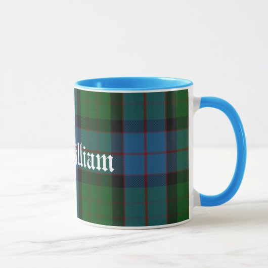Benutzerdefinierte traditionelle MacWilliam Tartan Tasse (Rechts)